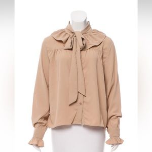 Walter Baker Long Sleeve Button Up Top